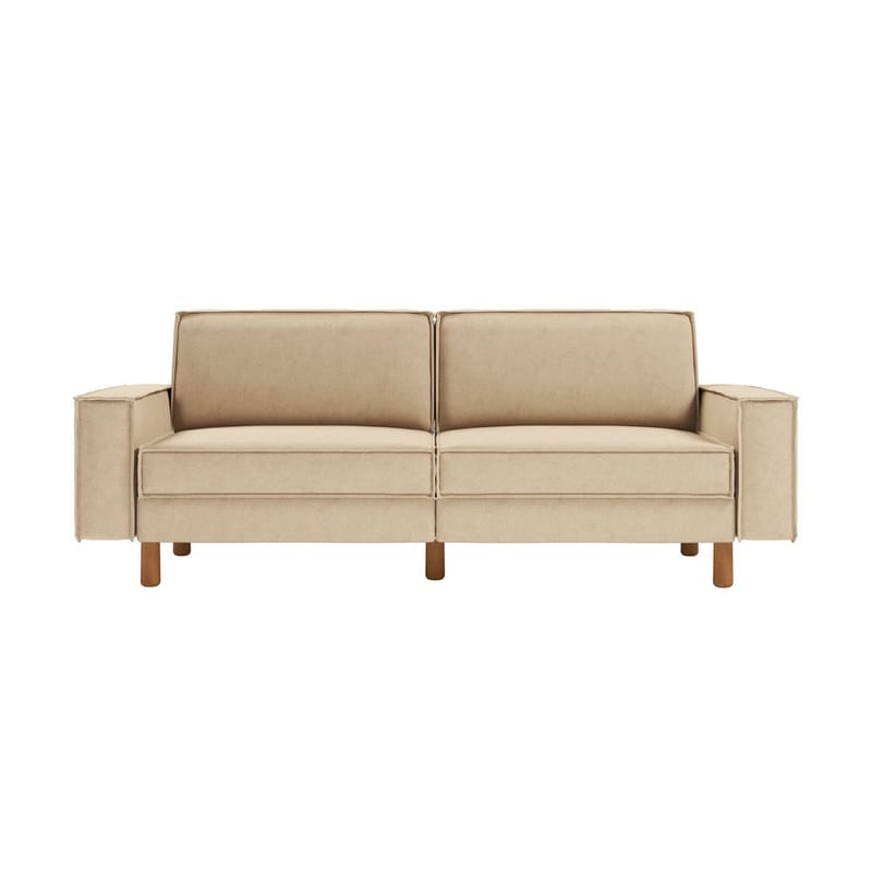 Vilsa 3-personers sofa - Sand - Møbler - Sofaer - Velour sofaer