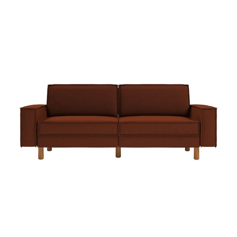 Vilsa 3-personers sofa - Rød - Møbler - Sofaer - Velour sofaer