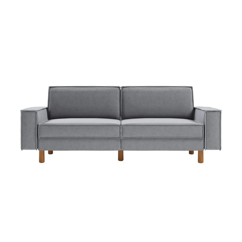 Vilsa 3-personers sofa - Mørkegrå - Møbler - Sofaer - Velour sofaer