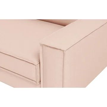 Vilsa 3-personers sofa - Brun/Sand - Møbler - Sofaer - Velour sofaer