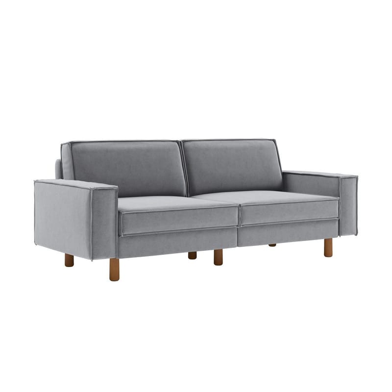 Vilsa 3-personers sofa - Mørkegrå - Møbler - Sofaer - Velour sofaer