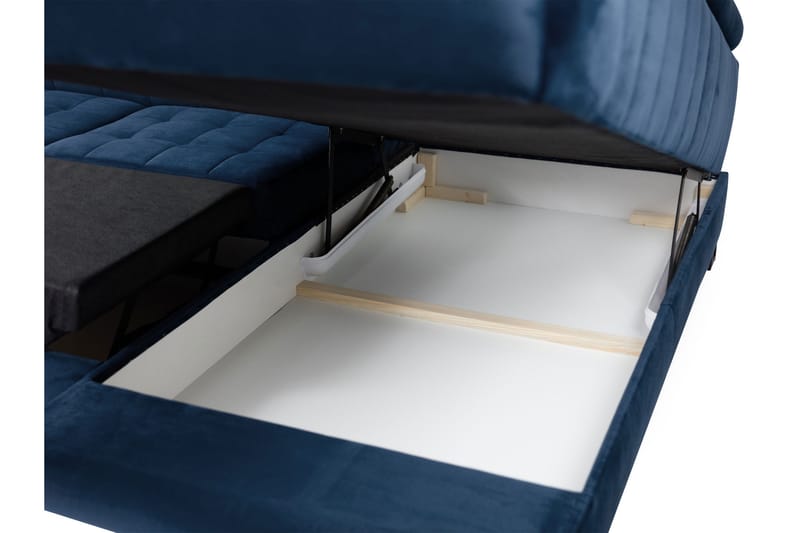 Warwick Sovesofa Med 3-Sæders Chaiselong - Grå - Møbler - Sofaer - Sovesofaer