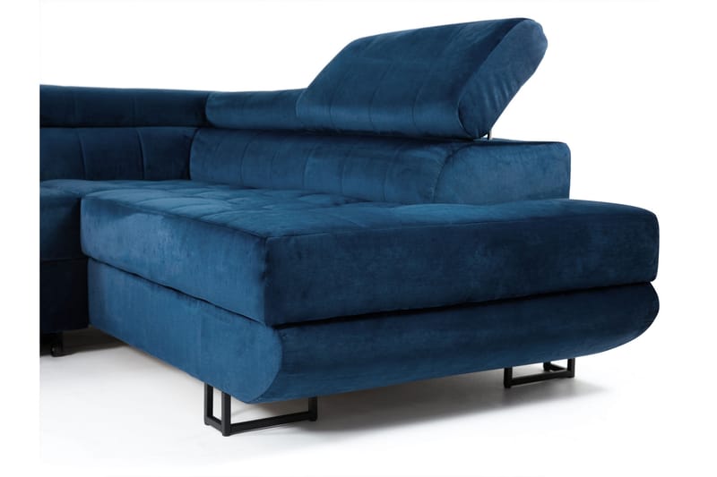 Warwick Sovesofa Med 3-Sæders Chaiselong - Grå - Møbler - Sofaer - Sovesofaer