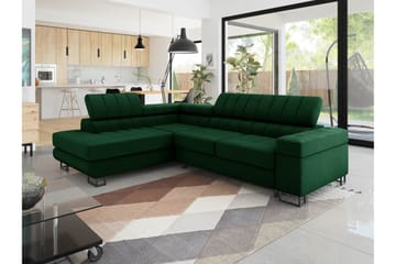 Warwick Sovesofa med Schäslong 3-personers - Grøn - Møbler - Sofaer - Sovesofaer