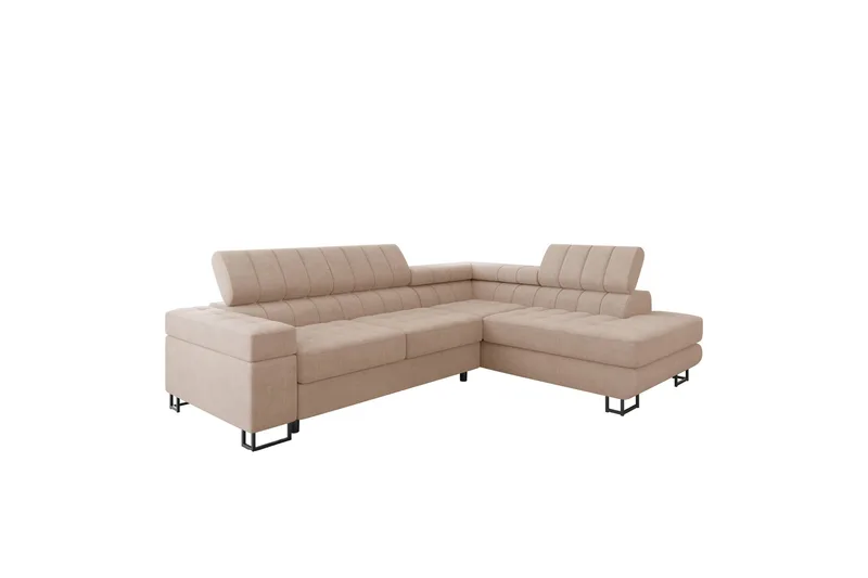 Warwick Sovesofa med Schäslong 3-personers, Rosa
