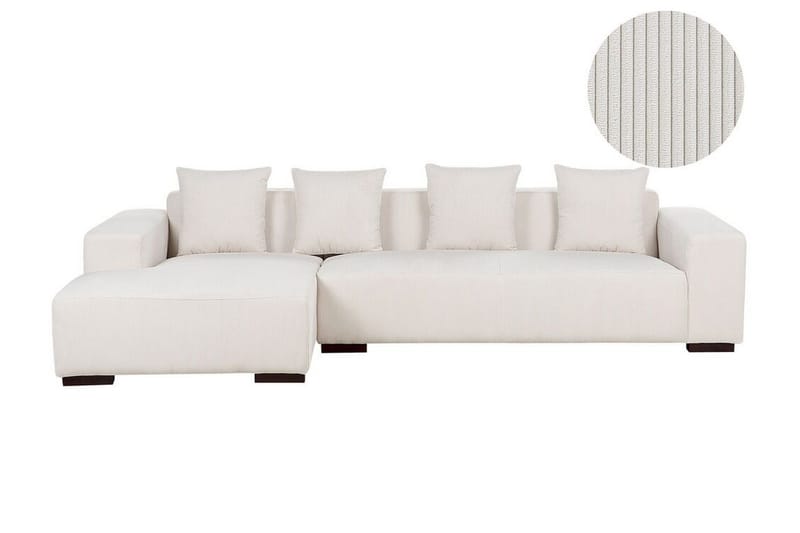 Westerfeld Hjørnesofa 4-personers - Hvid - Møbler - Sofaer - Hjørnesofa