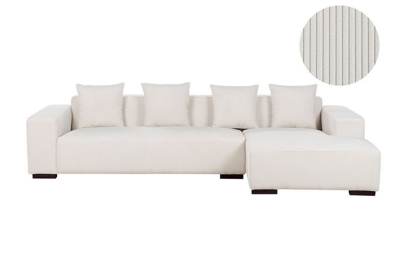 Westerfeld Hjørnesofa 4-personers - Hvid - Møbler - Sofaer - Hjørnesofa