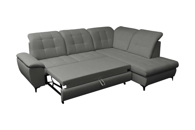Widald Sovesofa med Chaiselong 3-personers - Beige - Møbler - Sofaer - Sovesofaer