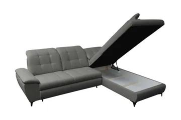 Widald Sovesofa med Chaiselong 3-personers - Beige - Møbler - Sofaer - Sovesofaer