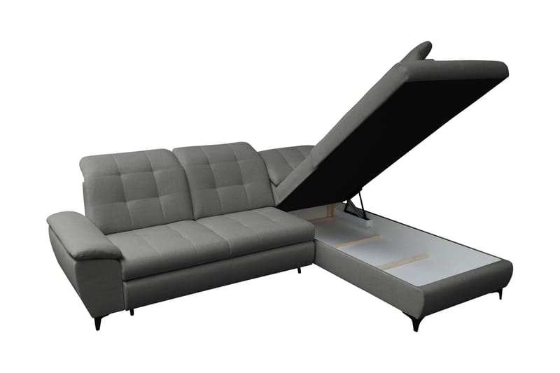 Widald Sovesofa med Chaiselong 3-personers - Beige - Møbler - Sofaer - Sovesofaer