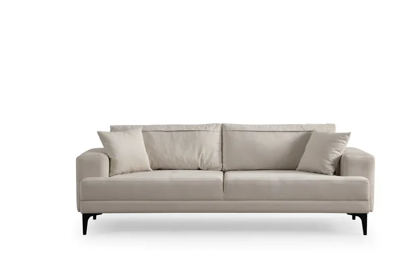 Winskill 3-personers Sofa, Ecru