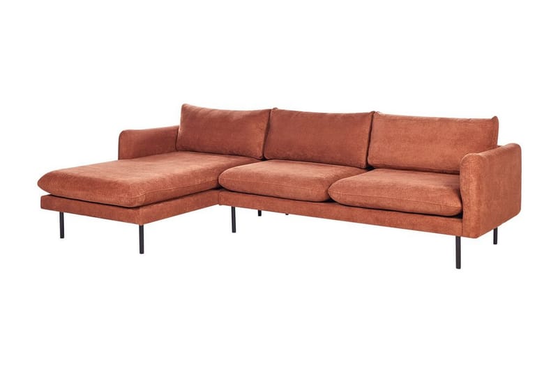 Woodal Hjørnesofa 4-personers - Brun/Sort - Møbler - Sofaer - Hjørnesofa