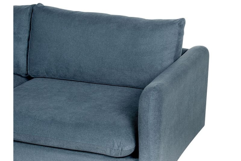 Woodal Hjørnesofa 4-personers - Blå/Sort - Møbler - Sofaer - Hjørnesofa