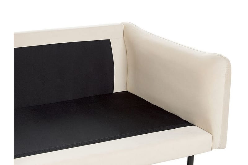 Woodal Sofa 3-personers - Beige/Sort - Møbler - Sofaer - Velour sofaer