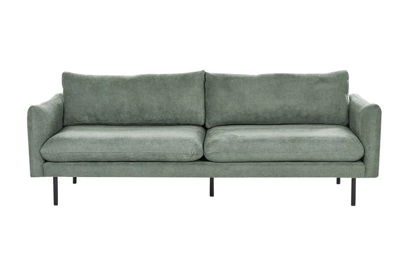 Woodal Sofa 3-personers, Grøn/Sort