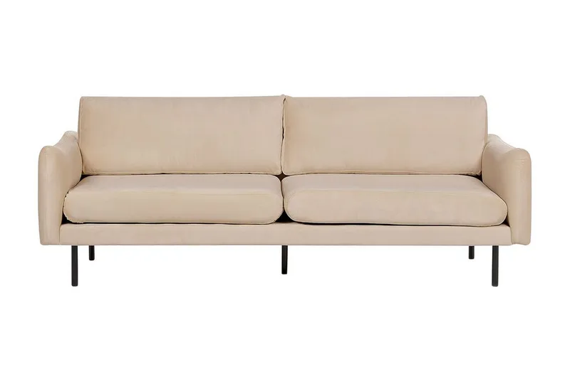 Woodal Sofa 3-personers, Beige/Sort