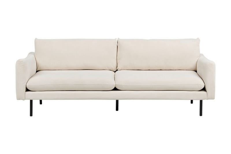 Woodal Sofa 3-personers - Beige/Sort - Møbler - Sofaer - 3 personers sofa