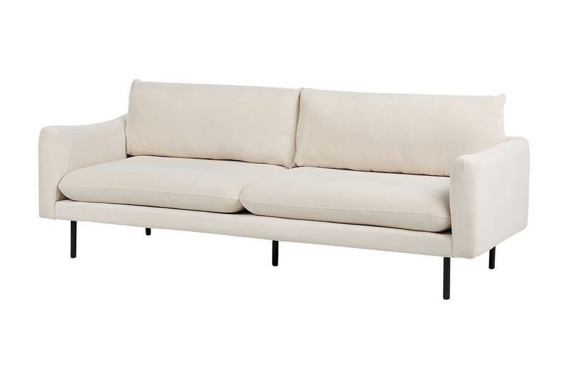 Woodal Sofa 3-personers - Beige/Sort - Møbler - Sofaer - 3 personers sofa