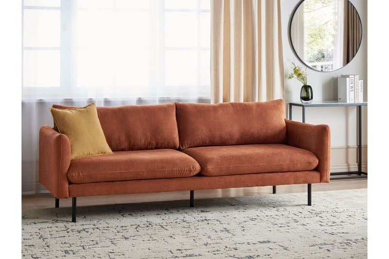 Woodal Sofa 3-personers - Brun/Sort - Møbler - Sofaer - 3 personers sofa