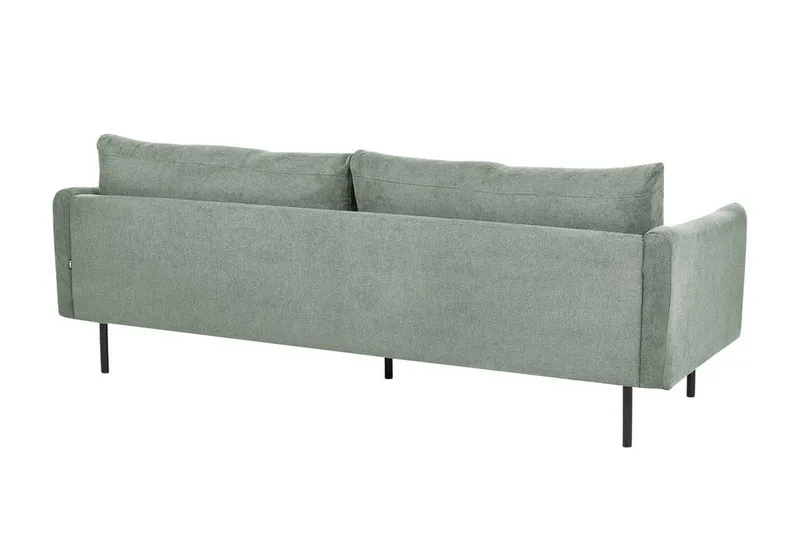 Woodal Sofa 3-personers - Grøn/Sort - Møbler - Sofaer - 3 personers sofa