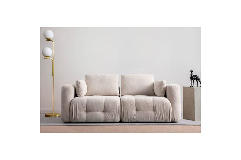 Yvara Sofa 2-sits - Beige - Møbler - Sofaer - Modulsofaer - Komplet modulsofa