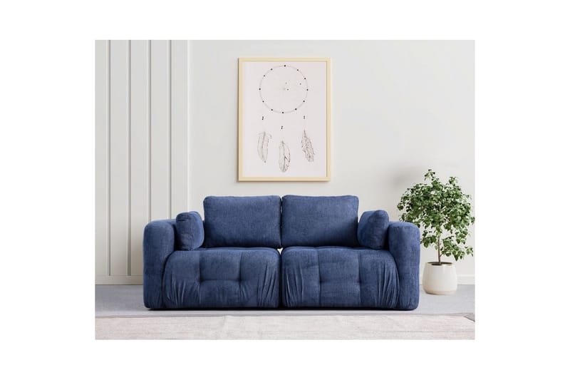 Yvara Sofa 2-sits - Marineblå - Møbler - Sofaer - Modulsofaer - Komplet modulsofa