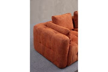 Yvara Sofa 2-sits - Orange - Møbler - Sofaer - Modulsofaer - Komplet modulsofa