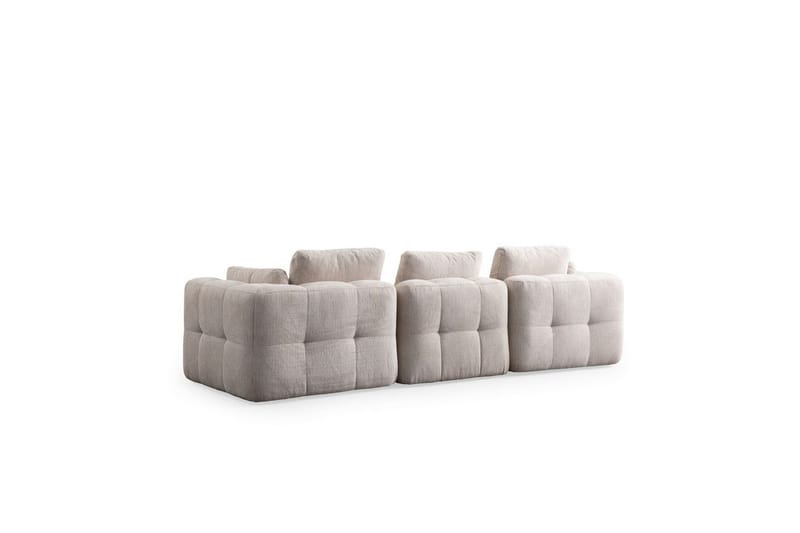 Yvara Sofa 3-sits - Beige - Møbler - Sofaer - Modulsofaer - Komplet modulsofa