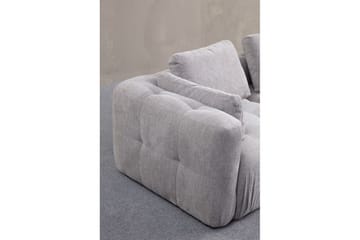 Yvara Sofa 3-sits - Grå - Møbler - Sofaer - Modulsofaer - Komplet modulsofa