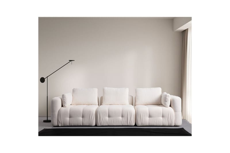 Yvara Sofa 3-sits - Hvid - Møbler - Sofaer - 3 personers sofa