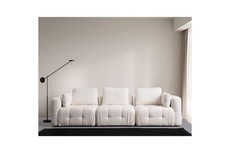 Yvara Sofa 3-sits - Hvid - Møbler - Sofaer - 3 personers sofa