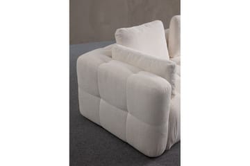 Yvara Sofa 3-sits - Hvid - Møbler - Sofaer - Modulsofaer - Komplet modulsofa