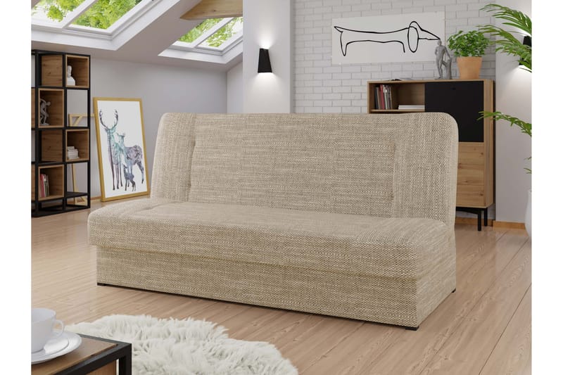 Zelka Sovesofa 2-Personers - Beige - Møbler - Sofaer - Sovesofaer