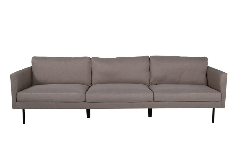 Zoom 3-personers Sofa, Brun