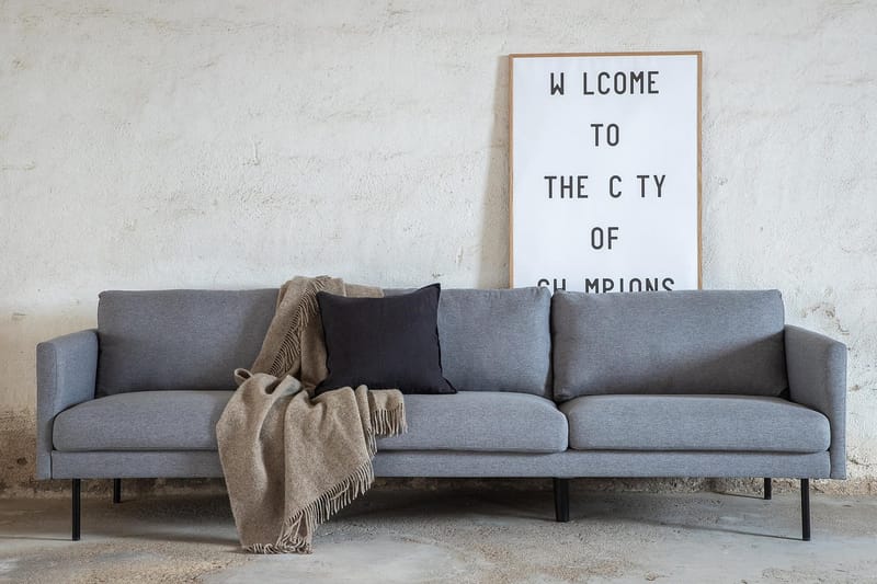 Zoom 3-personers sofa - Grå - Møbler - Sofaer - 3 personers sofa