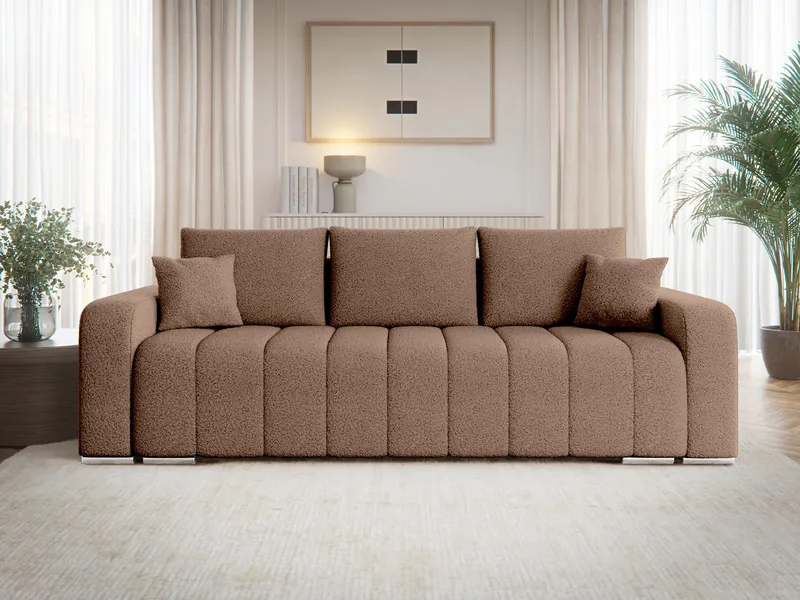 Zulueta 3-personers sovesofa - brun - Møbler - Sofaer - Sovesofaer