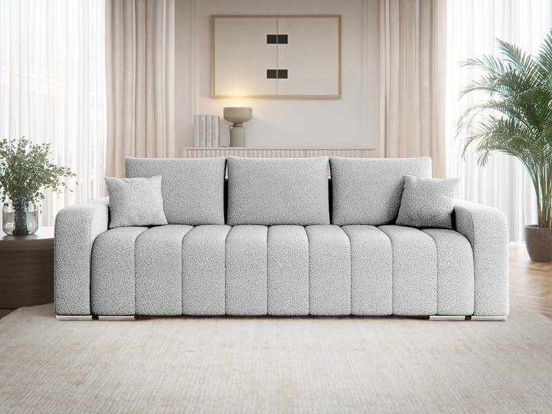 Zulueta 3-personers sovesofa - grå - Møbler - Sofaer - Sovesofaer