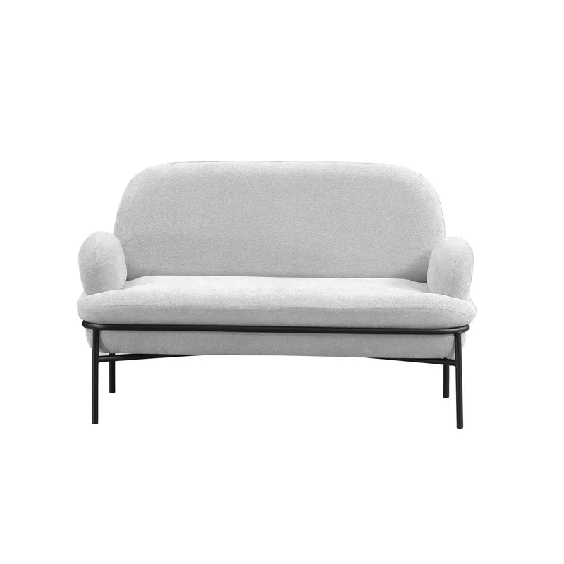 Zyricus 2-personers sofa Teddy, Hvid