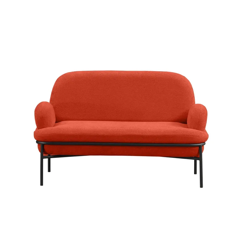 Zyricus 2-personers sofa Teddy, Tegl rød