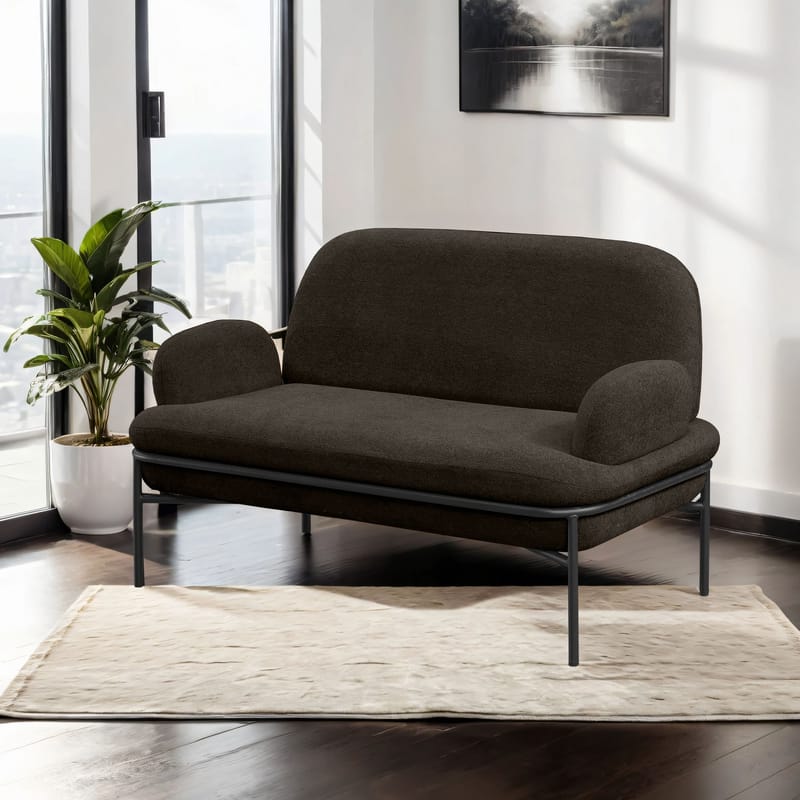 Zyricus 2-personers sofa Teddy - Antracit - Møbler - Sofaer - 2 personers sofa
