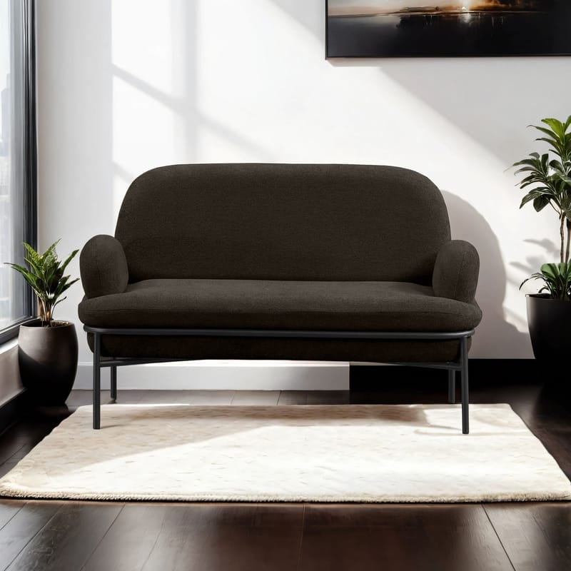 Zyricus 2-personers sofa Teddy - Antracit - Møbler - Sofaer - 2 personers sofa