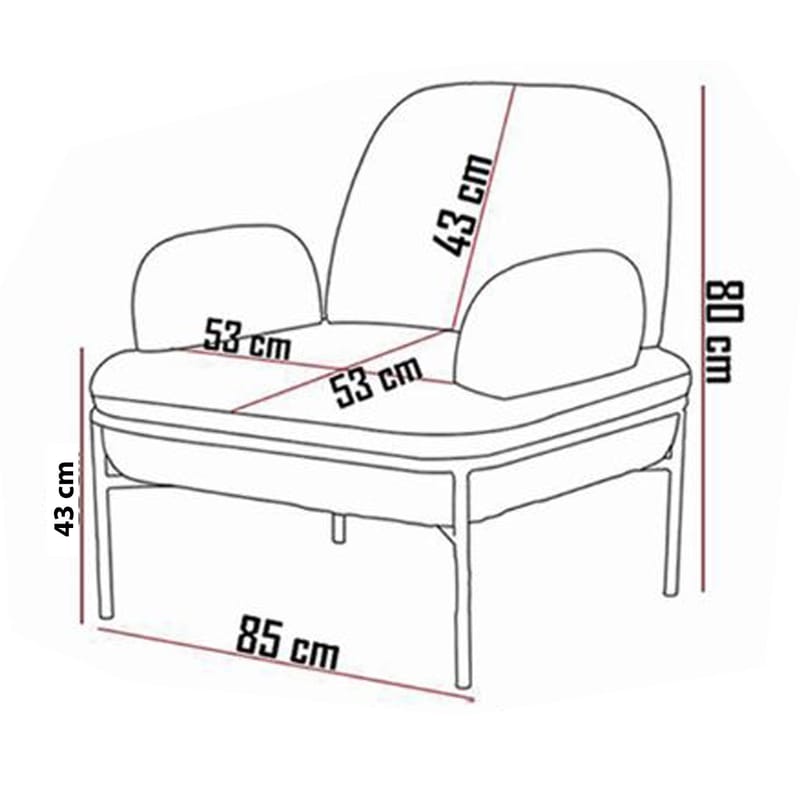 Zyricus sofagruppe 2-personers sofa + 2 lænestole Teddy - Antracit - Møbler - Sofaer - Sofagrupper
