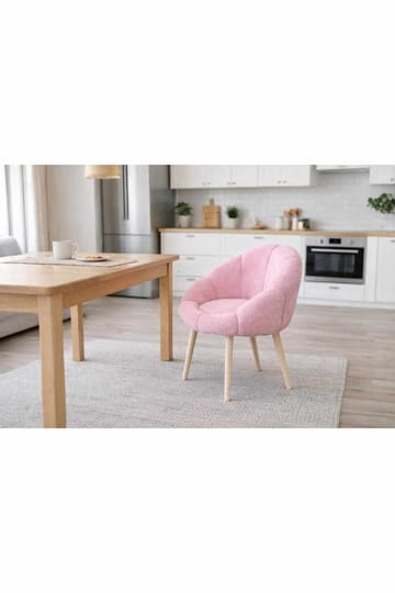 Øreklapstol Atelier Del Sofa Papatya (70 x 110 x 70 cm) Lyserød - Møbler - Stole & lænestole - Lænestole