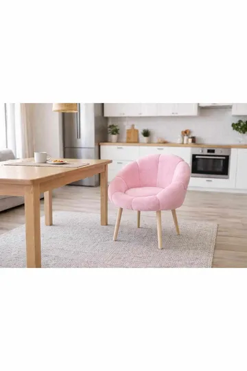 Øreklapstol Atelier Del Sofa Papatya (70 x 110 x 70 cm) Lyserød - Møbler - Stole & lænestole - Lænestole