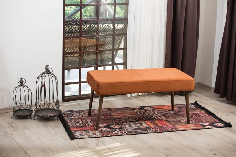 Gending Puf 90 cm - Orange - Møbler - Stole & lænestole - Taburet & skammel