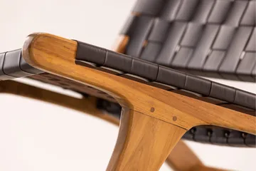 Rike Lounge lænestol - Brun/Beige - Møbler - Stole & lænestole - Lænestole - Læderstol