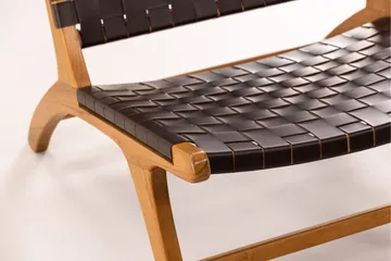 Rike Lounge lænestol - Brun/Beige - Møbler - Stole & lænestole - Lænestole - Læderstol