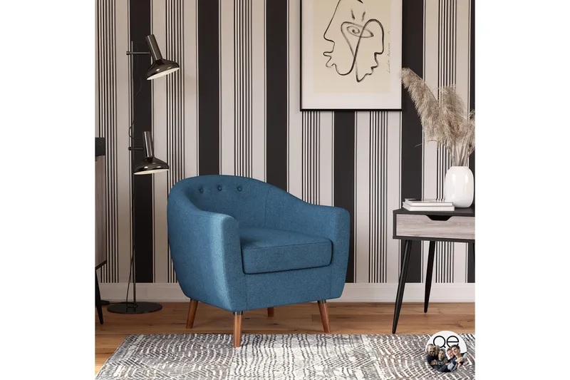 Brie Fåtölj Blå blue, undefined