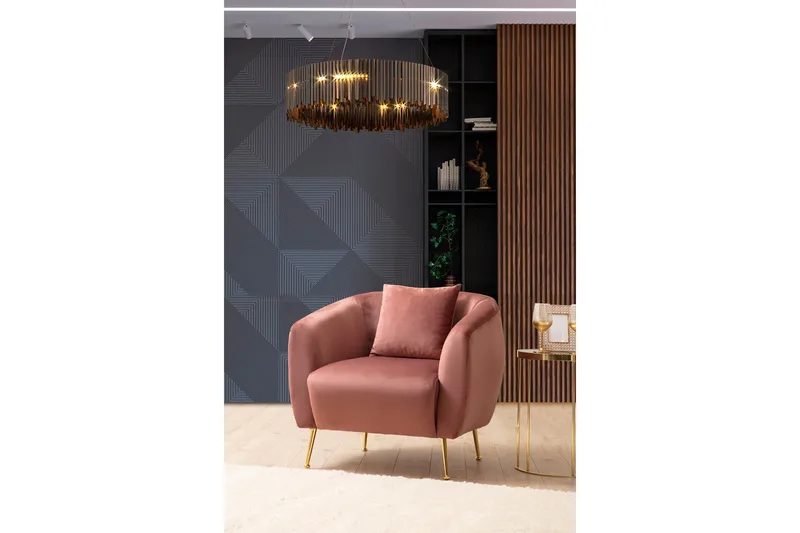 Revelstoke Lænestol - Rosa - Møbler - Stole & lænestole - Lænestole