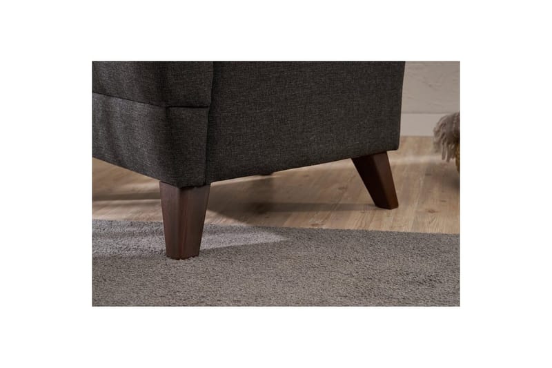 1-sædet sofa Iroulport Antracit - Antracit - Møbler - Stole & lænestole - Lænestole